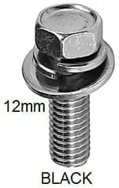 CARKLIP BOLT M8x25 WASHER 12MM 4PK