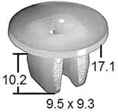 CARKLIP GROMMET 4PK.