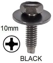 CARKLIP M6x18 BOLTS/WASHER 5PK.