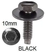 CARKLIP M6x18 BOLTS/WASHER 5PK.