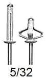 CARKLIP RIVET FOLDING 19MM 6PK.