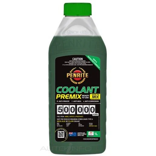 COOLANT GREEN PREMIX 1L 500KMS