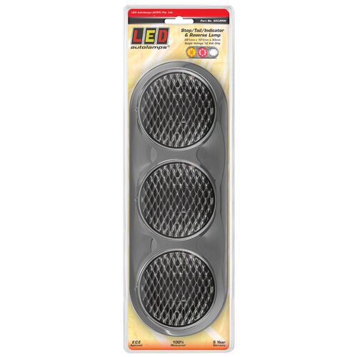 LED STOP/TAIL 12 VOLT CLEAR INDI./REV. ASSEM.