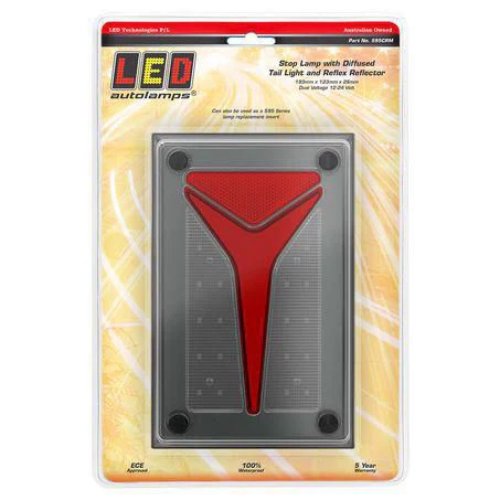 LED STOP TAIL IND SEQUENT LAMP 12-24V 2PK