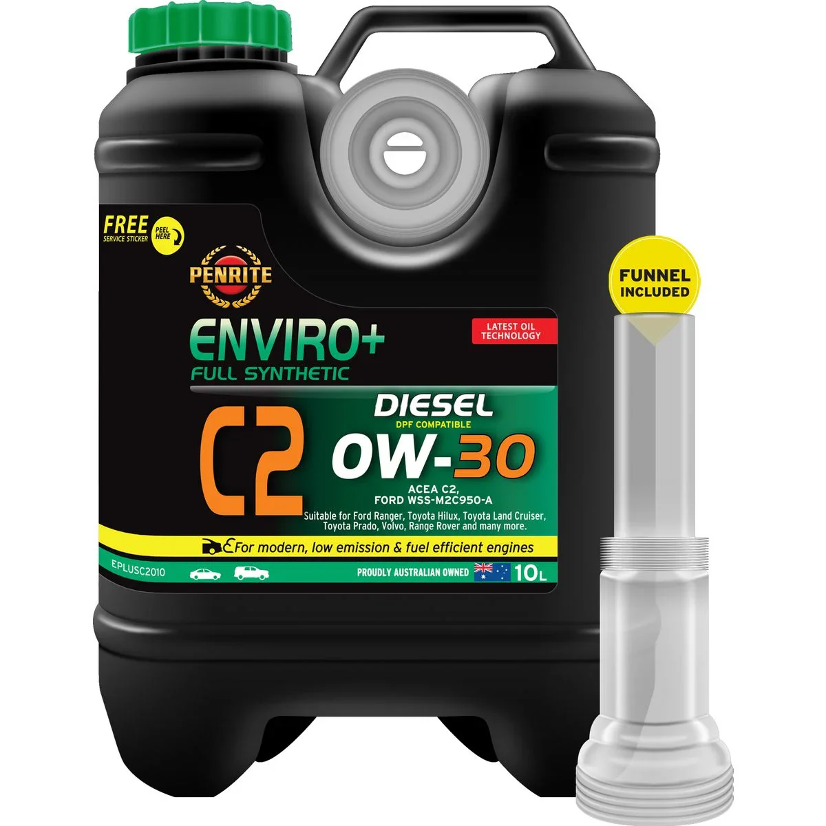 OIL ENVIRO PLUS C2 0W-30 PENRITE 10L