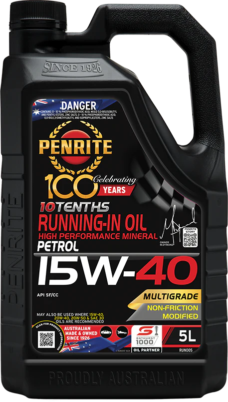 OIL RUNNING IN 15W40 5L PENRITE
