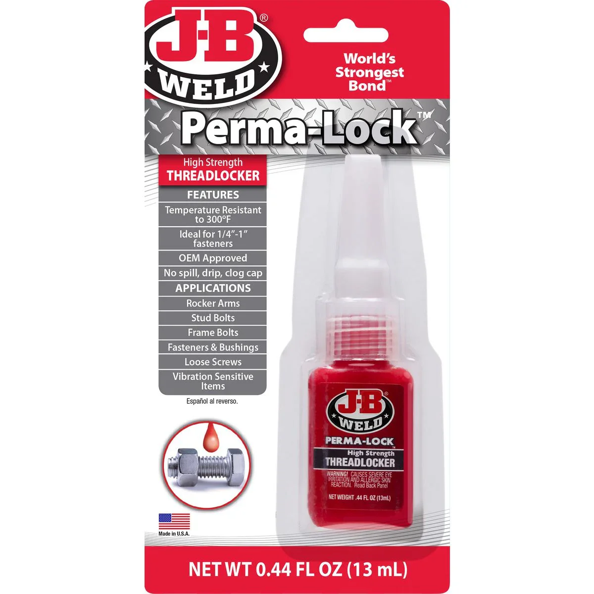 PERMA-LOCK HIGH 13ML JB WELD