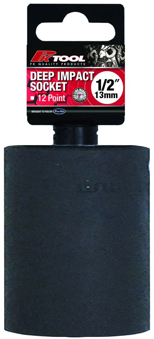 SOCKET IMPACT DEEP 1/2DR 12PT 13MM