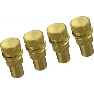 TYRE DEFLATOR VALVE CAPS AUTO 4PC
