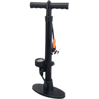 TYRE PUMP HAND STYLE W/GAUGE