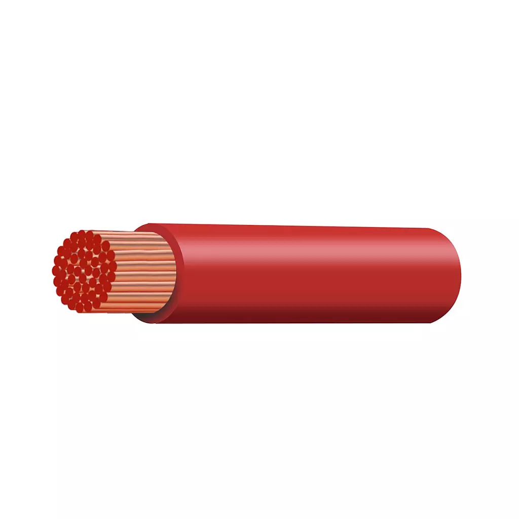 WIRE BATTERY & STARTER RED P/M